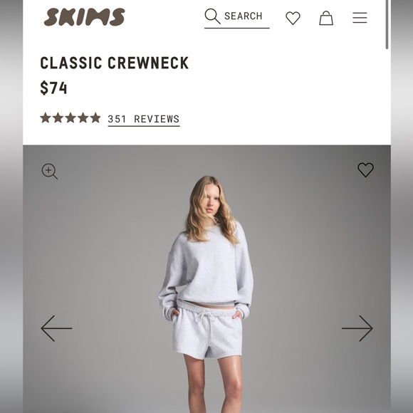 SKIMS oversized pullover - Picture 4 of 4